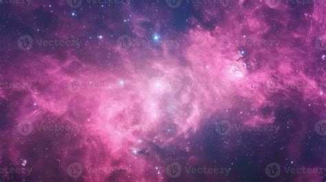 Pink universe light. Galaxies sky in space Planets and stars beauty of ...