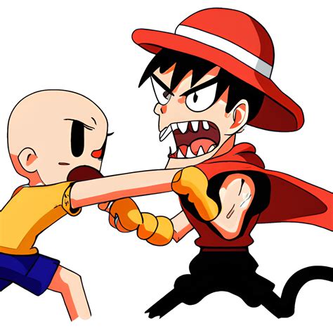 Luffy Vs Saitama · Creative Fabrica