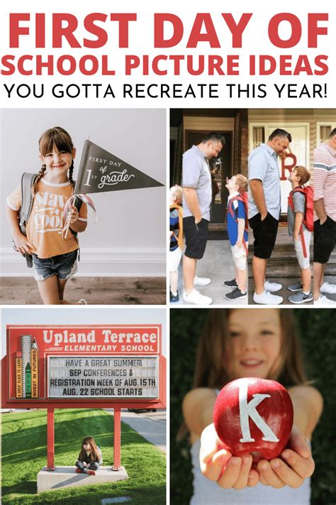 25 First Day of School Picture Ideas You'll Want To Recreate This Year ...