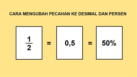 Cara Mengubah Bilangan Desimal Menjadi Persen YouTube