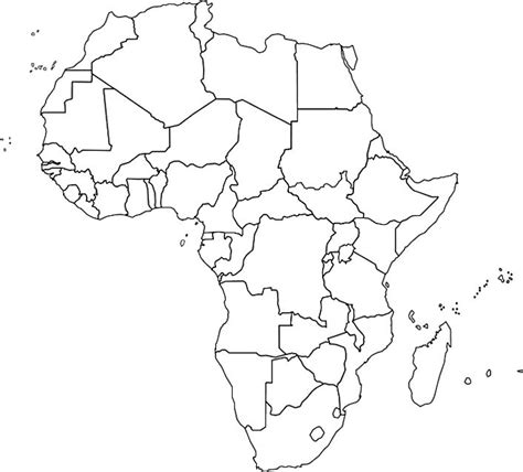 Blank Africa Map Pdf