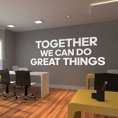 Together 3D Office Wall Decor | Moonwallstickers.com