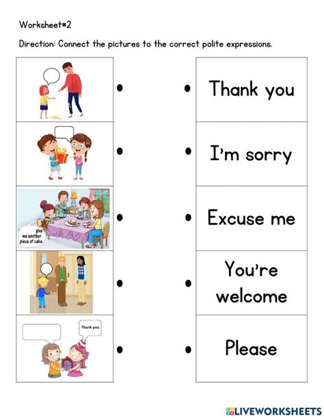 Polite Expression Activity Live Worksheets, 56% OFF