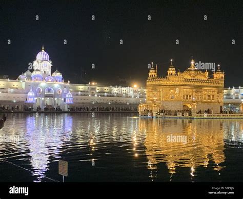 The Golden Temple (Sri Harmandir Sahib) in Amritsar, the holiest shrine ...