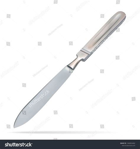 Amputation Knife Liston Surgical Knife Designed Stock Vector (Royalty ...