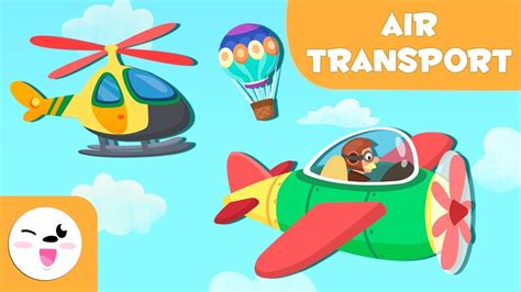 Air transport vehicles for kids - Vocabulary for children - Go IT