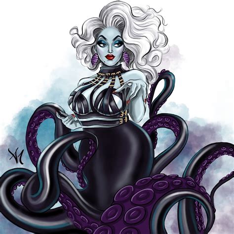 Ursula, The Sea Witch - by Armand Mehidri https://www.instagram.com/p ...