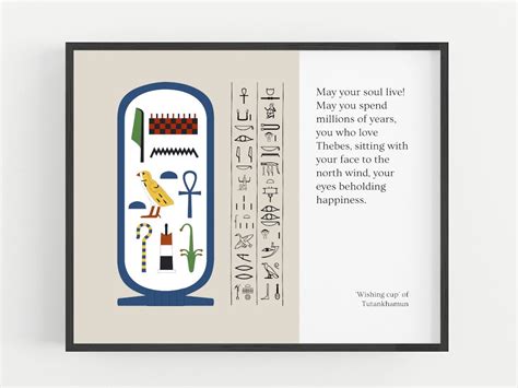 Egyptian Hieroglyphics Sayings