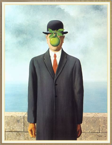 Magritte, The son of man and Rene magritte on Pinterest