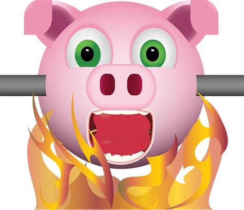 Download Graphic, Pig On Spit, Emoji. Royalty-Free Vector Graphic ...