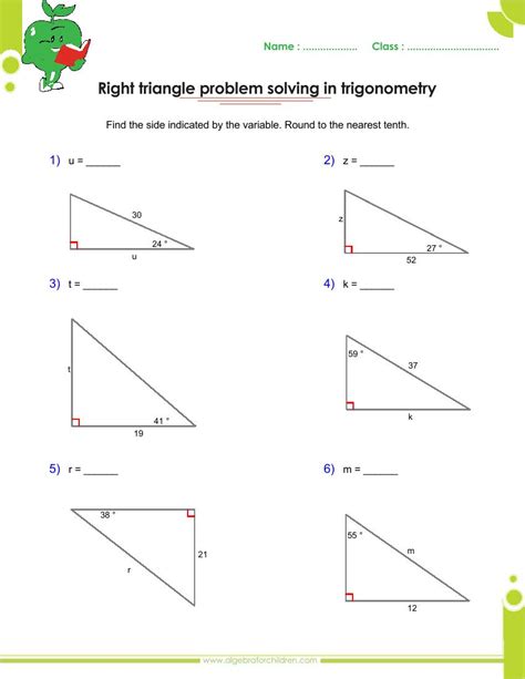 Right Triangle Trig Worksheet – Imsyaf.com