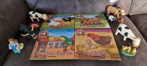 Deagostini My Animal Farm. Includes 4 books and figures and animals p ...