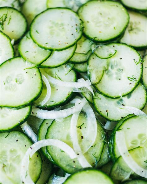 Cucumber Salad with Vinegar – A Couple Cooks