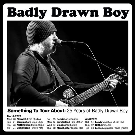 Badly Drawn Boy - UK TOUR 2023 • WithGuitars