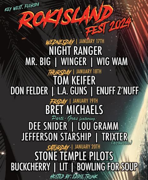 Bret Michaels, Tom Keifer and more to headline RokIsland Fest 2024 ...