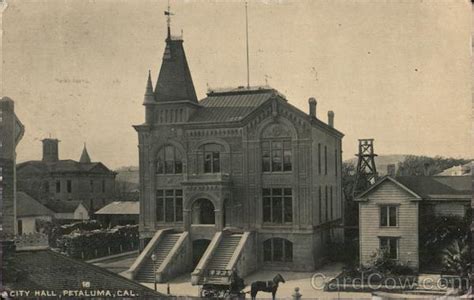 City Hall Petaluma, CA Postcard