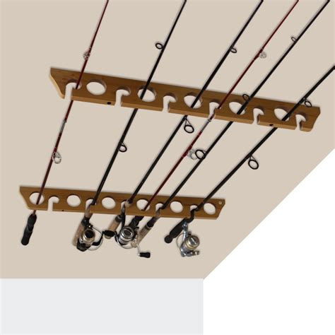 Rush Creek 3 in 1, 11 Rod Wall-Ceiling Rod Rack - Walmart.com - Walmart.com