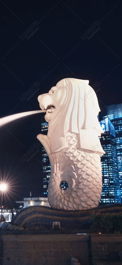 Merlion Park Mobile Wallpaper Images Free Download on Lovepik | 400488297