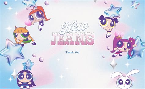 newjeans powerpuff girls ipad wallpaper desktop homescreen new jeans ...