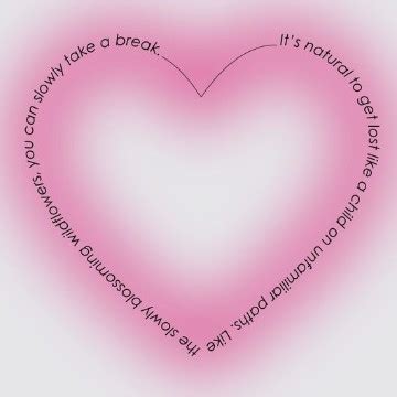 Concrete Poem Heart