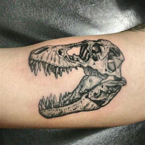 T Rex Skeleton Tattoo