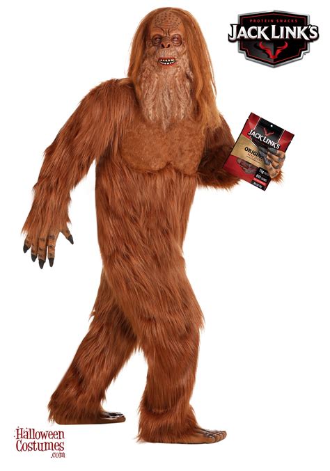 Exclusive Jack Links Sasquatch Costume for Adults | Bigfoot costume ...