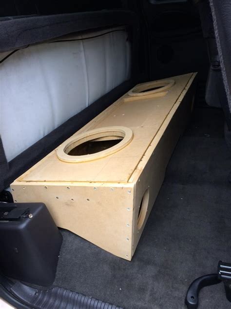 Club Cab custom subwoofer box build w/ pics - Dodge Cummins Diesel Forum