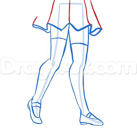 How Draw A Manga Legs - Manga Drawing Info