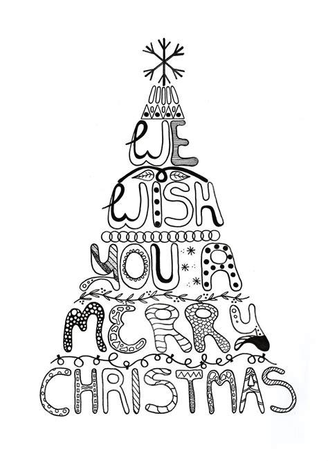 25 Easy Printable Christmas Coloring Pages | Frauki Chererbse