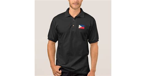 Philippines Flag Polo Shirt | Zazzle