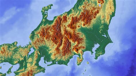 Download free photo of Japan,tokyo,fuji,map,relief map - from needpix.com