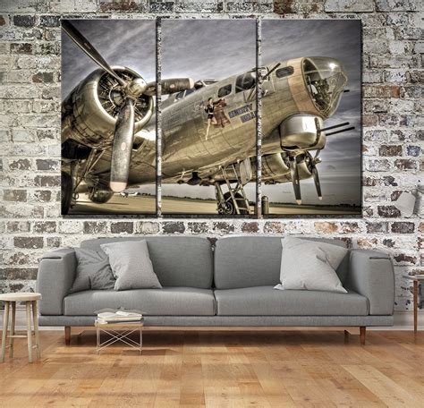 Aircraft Wall Art Airplane Wall Art Vintage Plane Aviationwall Art ...