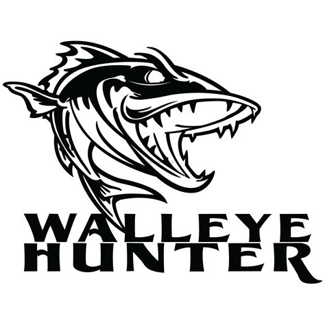 Walleye Fishing Sticker Walleye Decal Walleye Fishing Decal ...