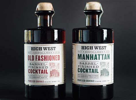 High West Distillery Debuts Barrel-Finished Cocktail Collection - Bar ...