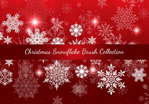 Christmas Snowflake Brush Collection - Free Photoshop Brushes at Brusheezy!