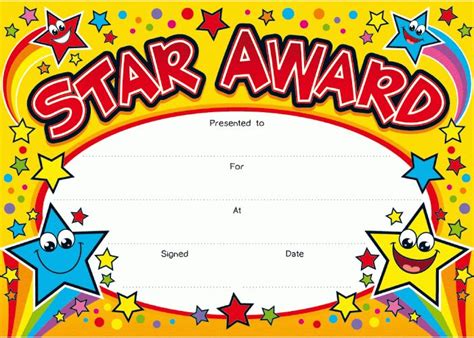 Simple Free Printable Certificate Templates For Kids | Awards ...