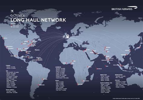 British Airways' Route Network - October 2020 – London Air Travel