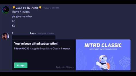 Discord Free Nitro 🚀 (It's Real Not Fake!) - YouTube