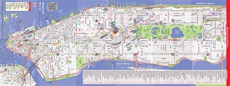 Printable New York Street Map | Travel Maps And Major Tourist in ...