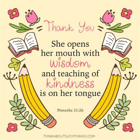 Scripture For Teachers, Teacher Bible Verse, Teacher Encouragement ...