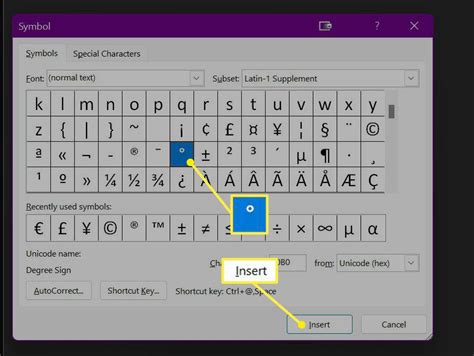 How To Type Degree Symbol In Word - Calendar Printable Templates