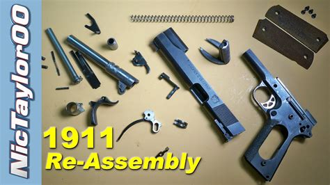 Colt 1911 a1 parts dissassembly - luckyasrpos