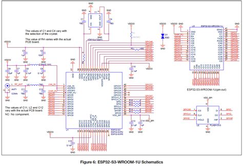 Connecting power to ground through capacitor in ESP32-S3-WROOM-1 ...