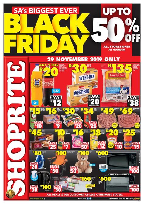 Shoprite Black Friday 2020 Deals & Specials