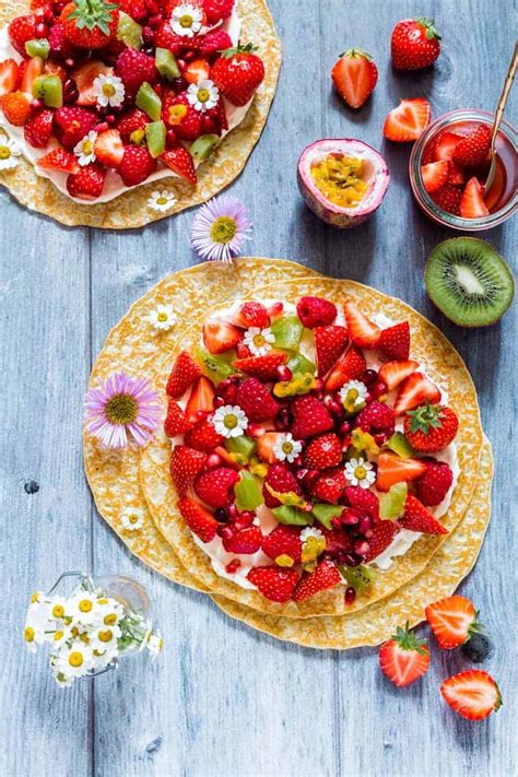 Fruit Pancake Pizza - Recipes From A Pantry