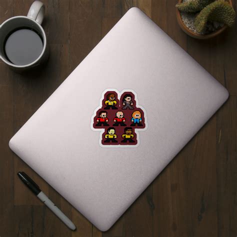 8-bit Star Trek: The Next Generation - Star Trek - Sticker | TeePublic