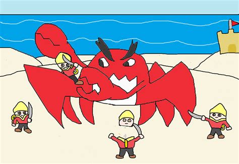 Giant enemy crab spotted by XRBVC on DeviantArt