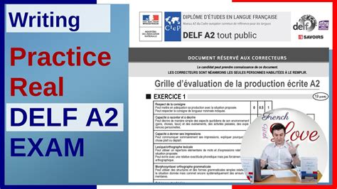 DELF A2 Production écrite | How to Prepare for French DELF A2 Writing ...