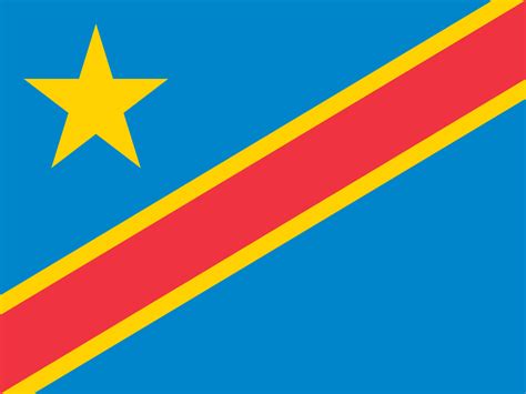 Democratic Republic of the Congo flag color codes