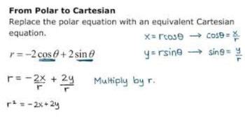 Converting Rectangular Equations to Polar Equations | Channels for Pearson+